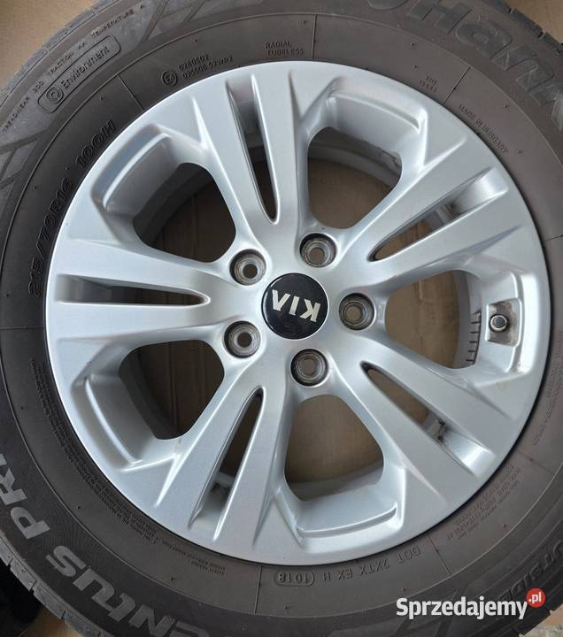Alufelgi Koła KIA 16 5x1143 z czujnikami Średnica 16" Tarnowa