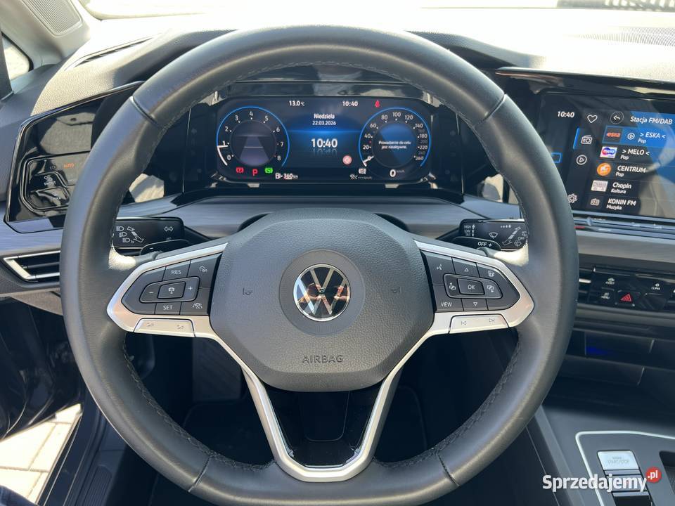 Volkswagen Golf VIII 20 VW 20TSI 190 centralny zamek wielkopolskie Kalisz