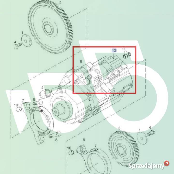 Silnik hydrostatyczny 5500261710 Skrzynia Wilkowo