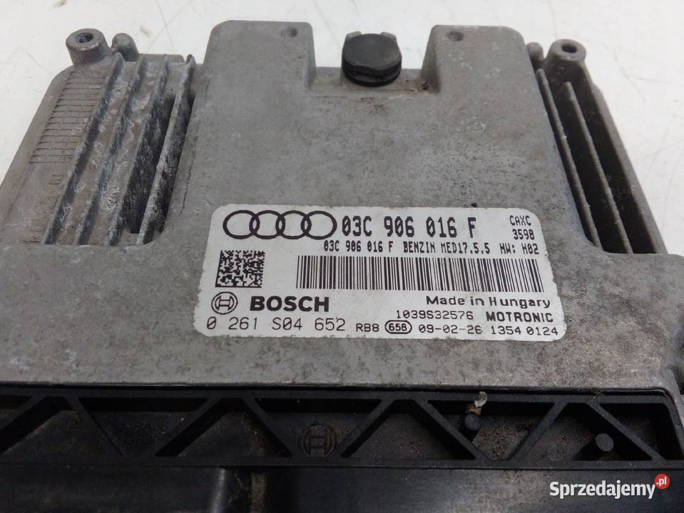 KOMPUTER STEROWNIK SILNIKA AUDI VW 14 03C906016F Przystajń