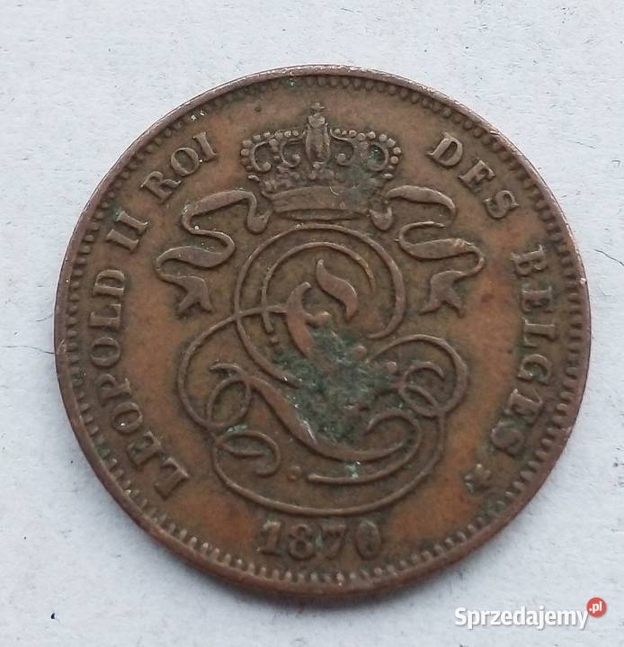 BELGIA2 CENTYMY1870 r mazowieckie Legionowo