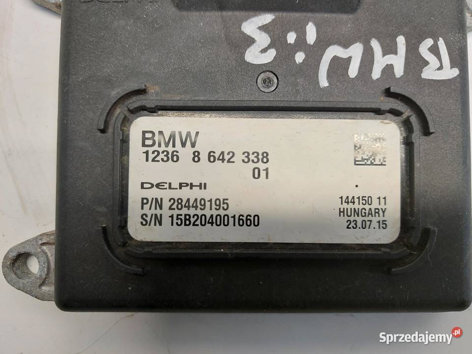 BMW i3 i01 REX Moduł sterownik EDME 8642338 Komputery dolnośląskie