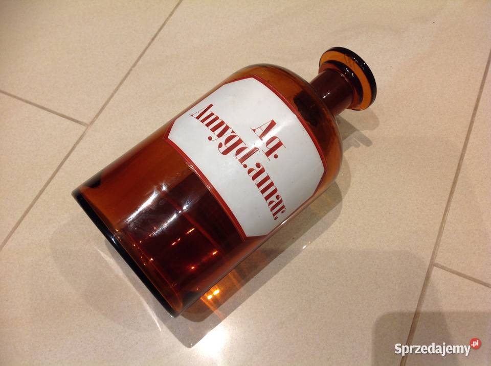 Stara Butelka Apteczna Szkło Rwaniec Sygnowana Nowa Sól