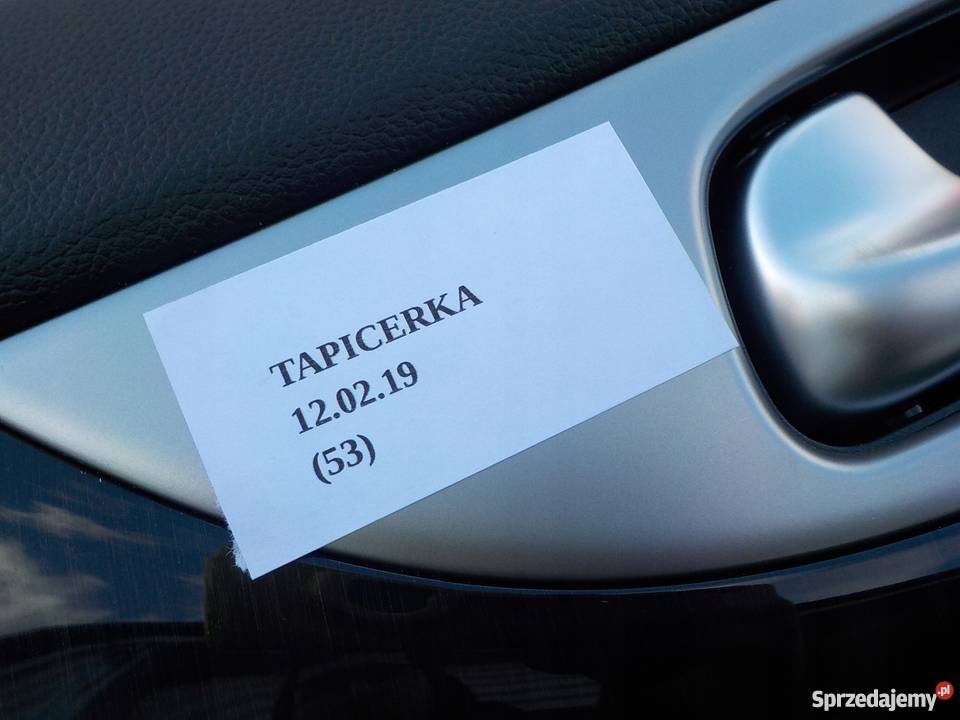 TAPICERKA BOCZEK DRZWI LEWY TYŁ INFINITI FX QX70 wielkopolskie Nowy Tomyśl
