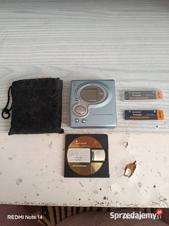 Mini Disc Sharp MDMT 180 Etui 2 Akumulatorki Przemków