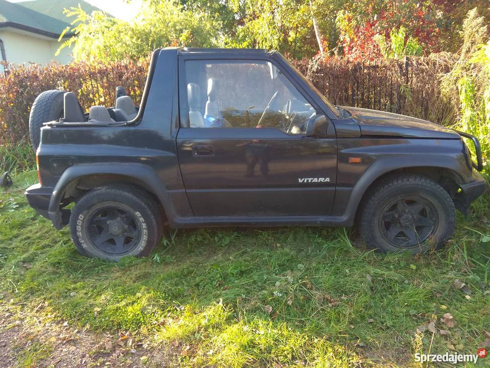 Suzuki Vitara 1 1989 Sprzedam czarny Vitara świętokrzyskie Niestachów