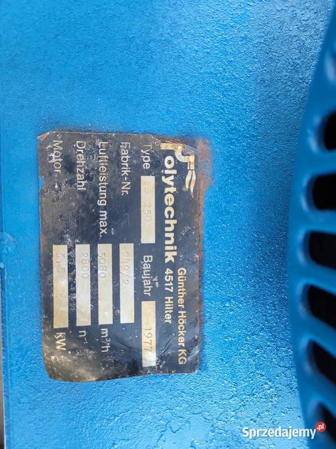 Odciąg Polytechnik 55 kW Miastko