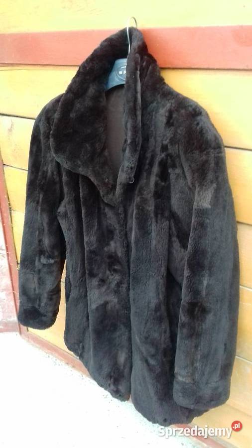 Kurtka futrzana damska czarna do sprzedania czarny Kraków