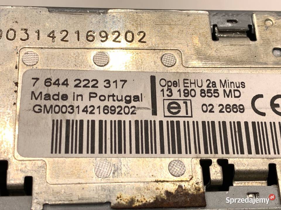 RADIO OPEL ASTRA H 13190855 0414 ODTWARZACZ podkarpackie sprzedam
