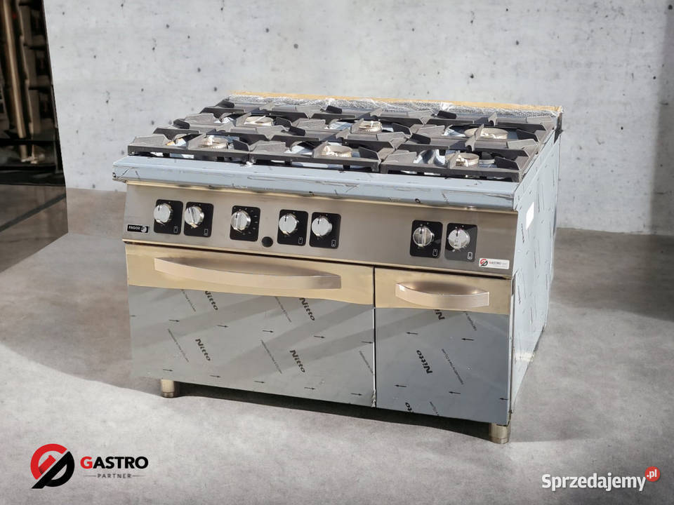 Kuchnia gazowa 6 palnikowa z piekarnikiem wielkopolskie