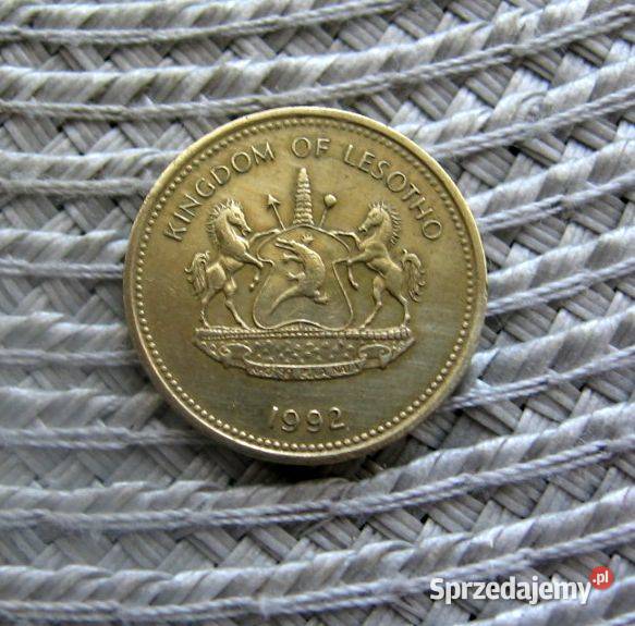 Lesotho 2 Lisente 1992r Brąz Kalisz