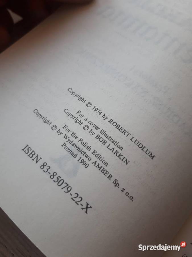 Robert Ludlum Transakcja Rhinemanna AMBER 1990 sprzedam