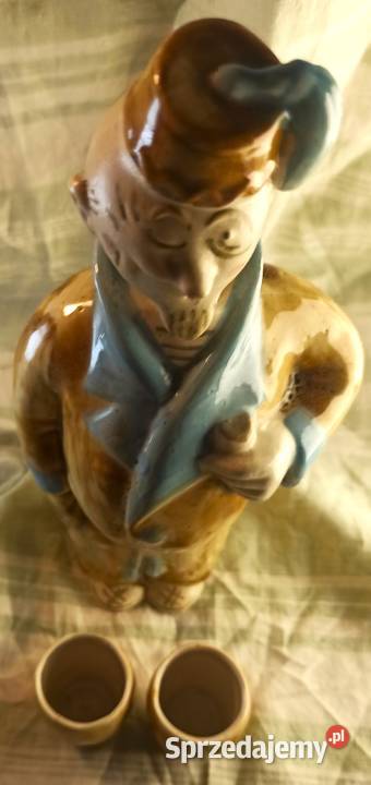 ŚPIOCH porcelan figurka karafka Zagórski Syn Kce Porcelana i szkło