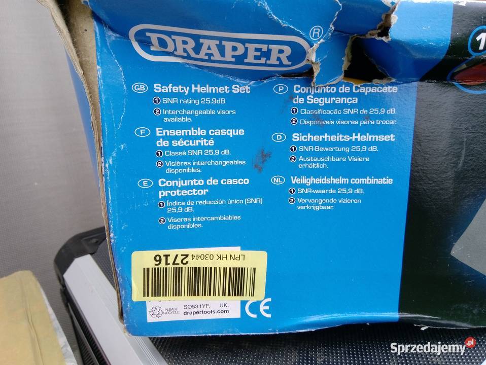 Kask słuchawki ochronne przyłbica pilarzy mazowieckie