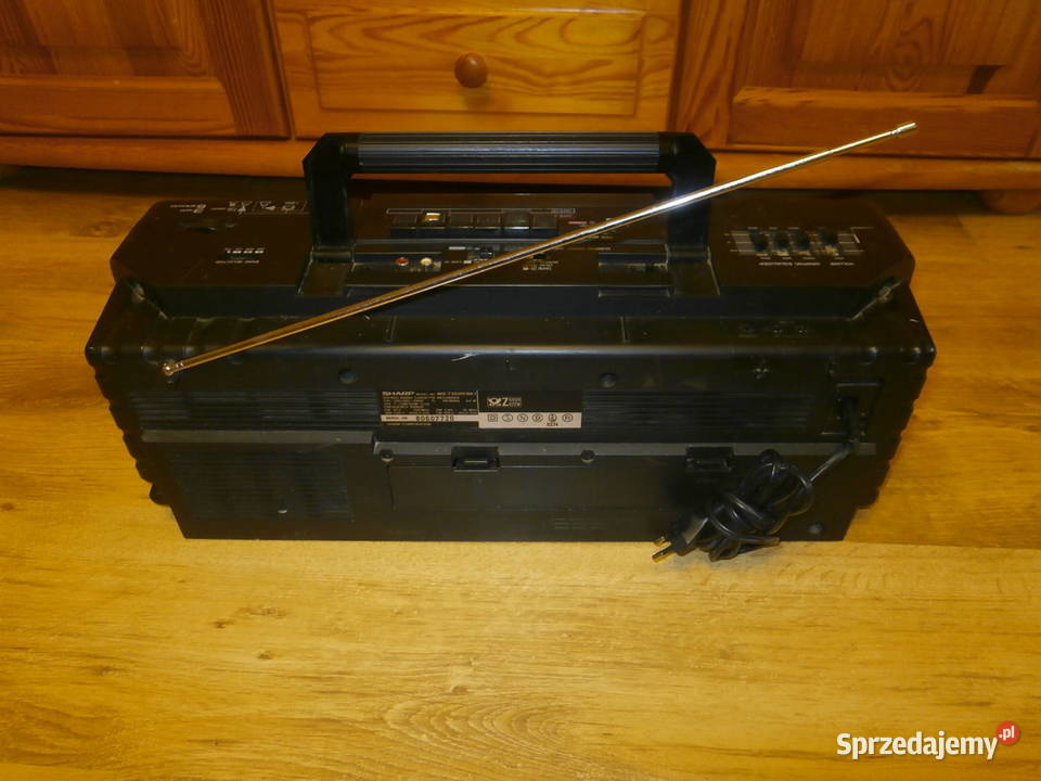 Radiomagnetofon BOOMBOX SHARP WQT352HBK sprawny Łódź