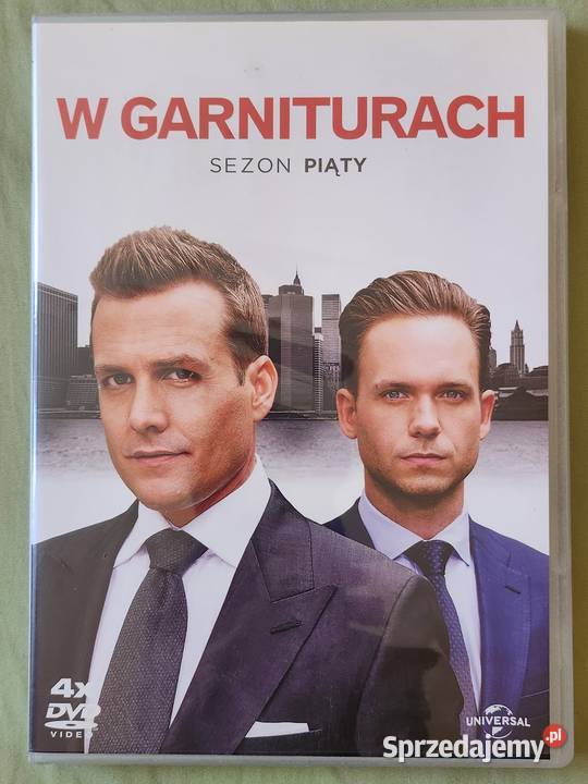W garniturach sezon 5 box 4 płyty dvd Warszawa sprzedam