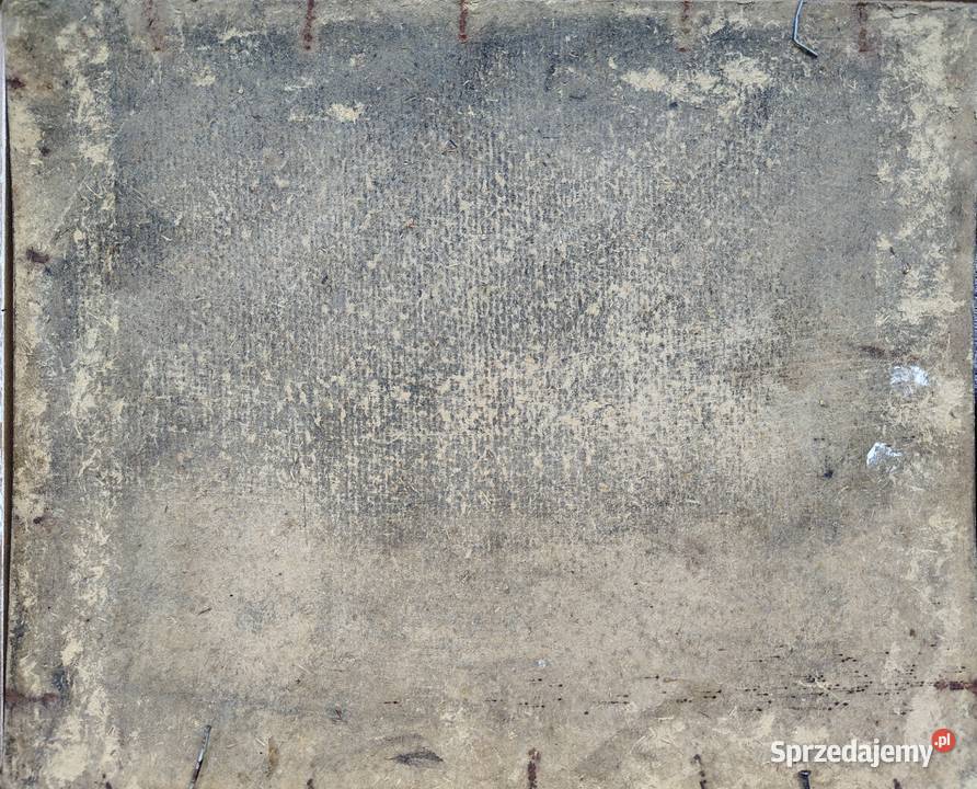 Stary przedwojenny obraz olejny Góry Kartuzy