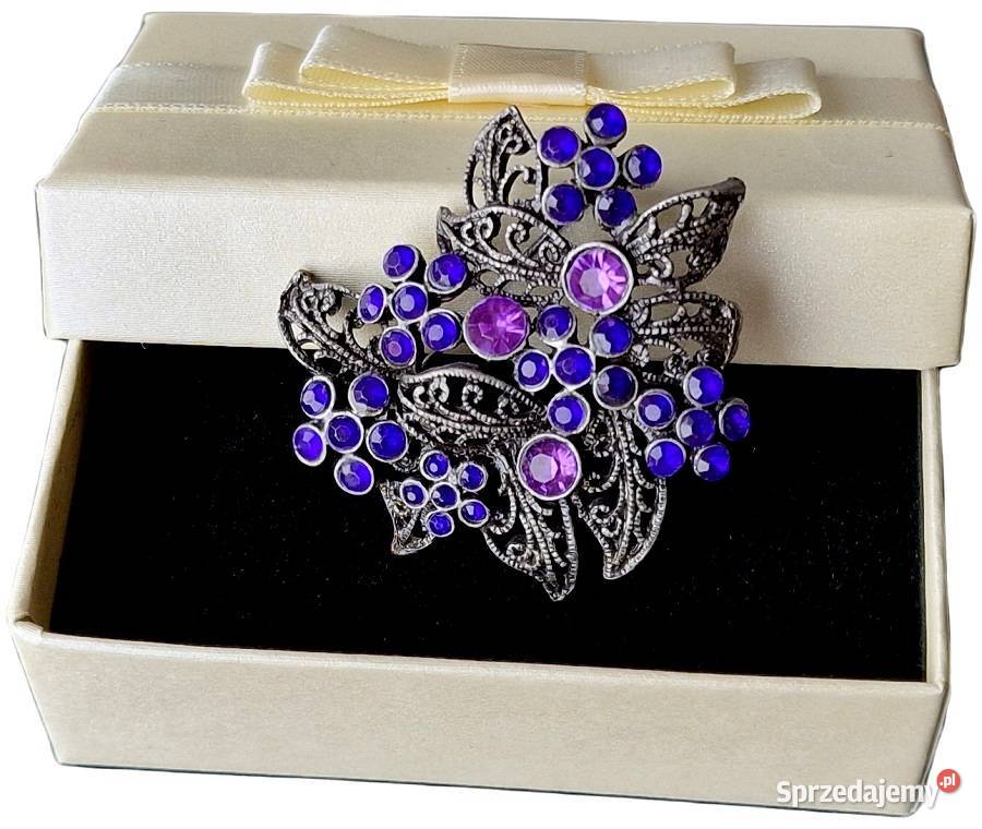 KOSTIUMOWA BROSZA VINTAGE W STYLU WIKTORIAŃSKIM śląskie sprzedam
