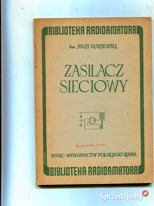 Zasilacz sieciowy Jerzy Kurpiewski Kultura i Rozrywka sprzedam