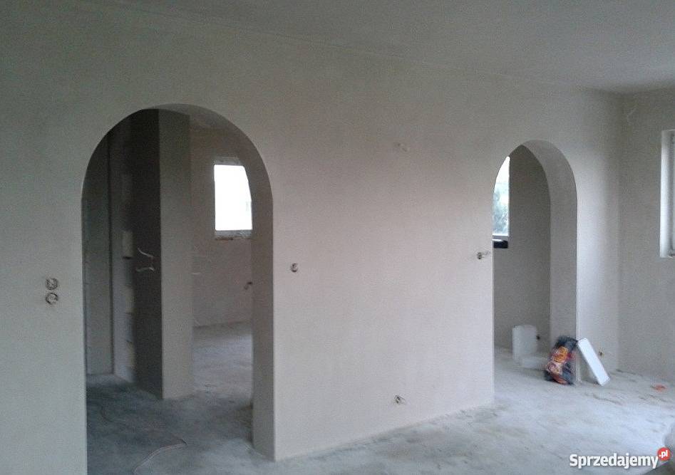 Tynki maszynowe gipsowe cementowo wapienne Szczekociny