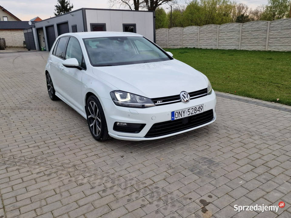 Volkswagen Golf 20tdi R Line Bixenon Skóra Navi aluminiowe felgi Strobice