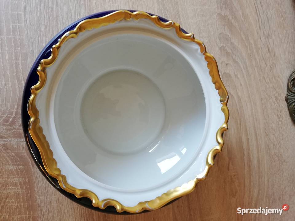 Porcelana Reichenbach echt Kobalt spód Gorlice