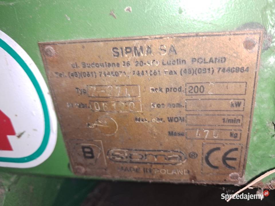 Owijarka Sipma Tekla Z274 Gumowo