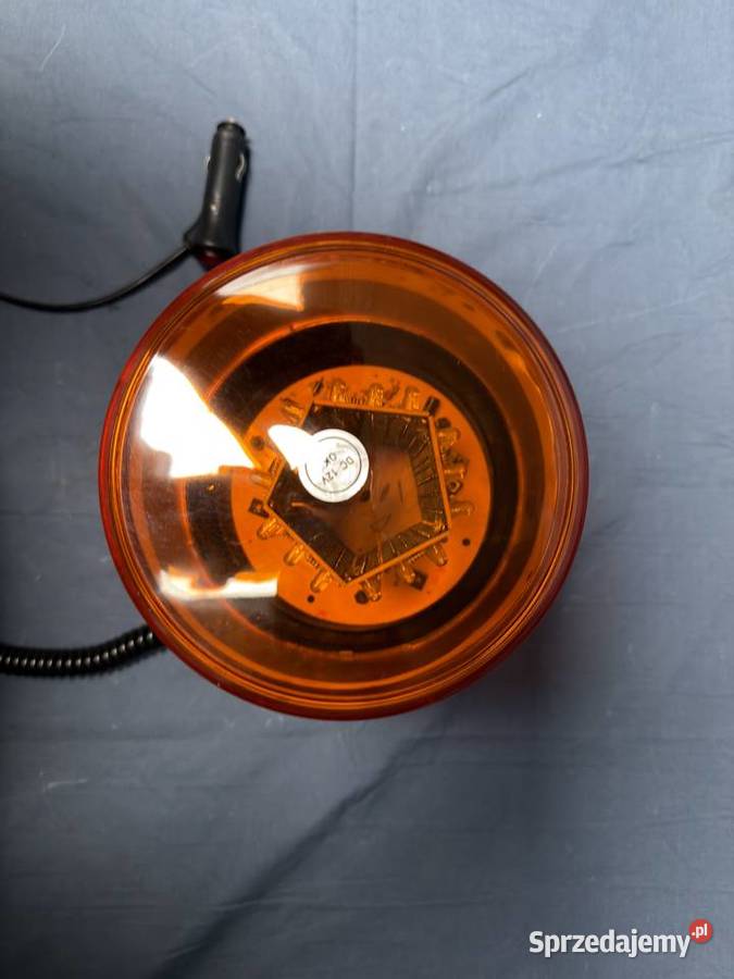 Kogut Ostrzegawczy Pomarańczowy Lampa 12V24 dostawcze Września