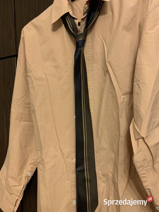 Krawat męski dwukolorowy wąski hand nade śląskie Częstochowa