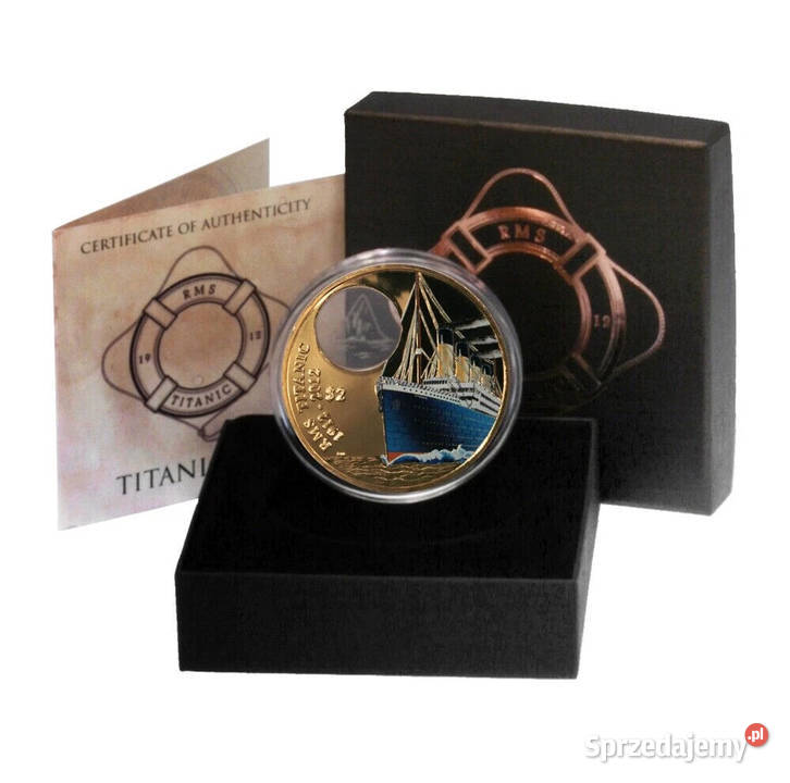 Moneta z koloryzowanego brązu wybita na 100 Numizmatyka Warszawa