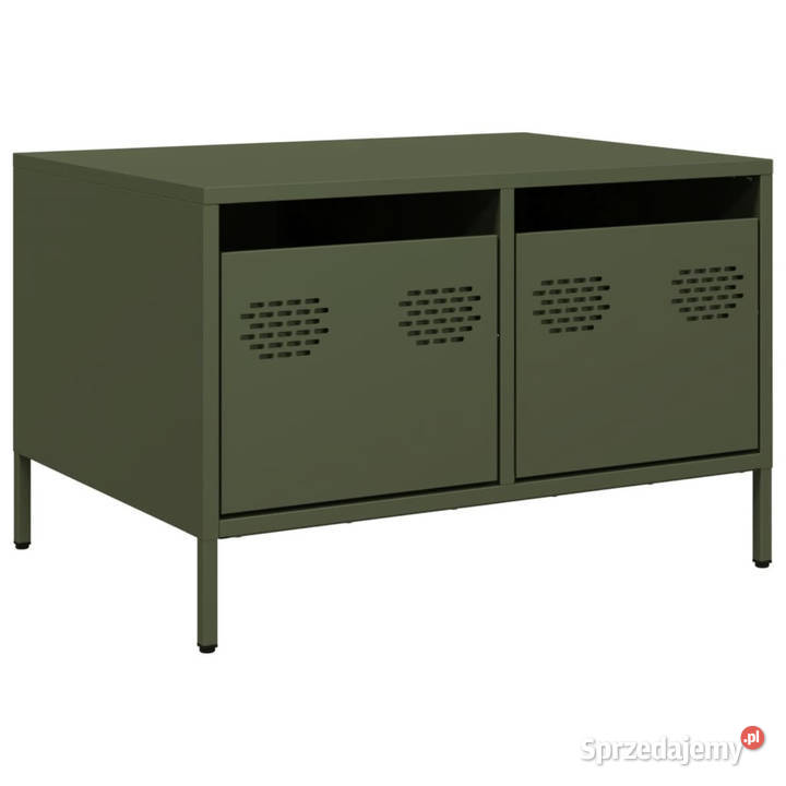 Szafka RTV oliwkowa 68x50x435 stal walcowana na Warszawa