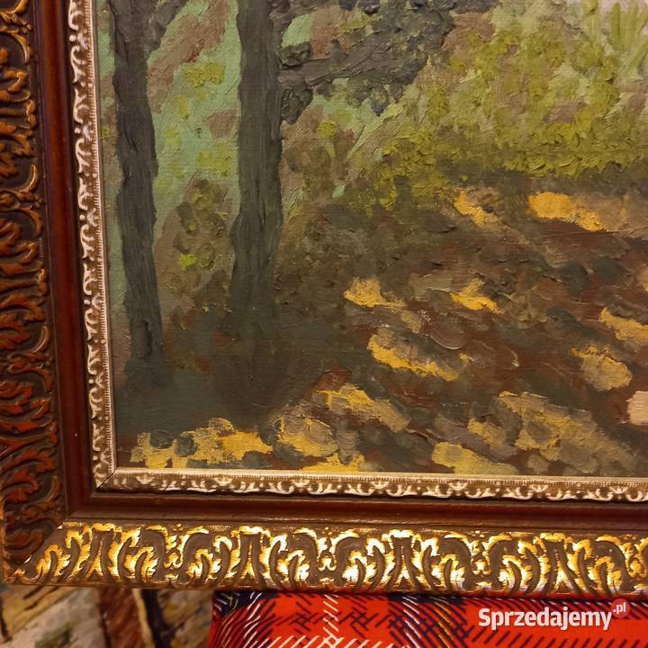 Obraz olejny Zadumana kobieta lubuskie Gorzów Wielkopolski