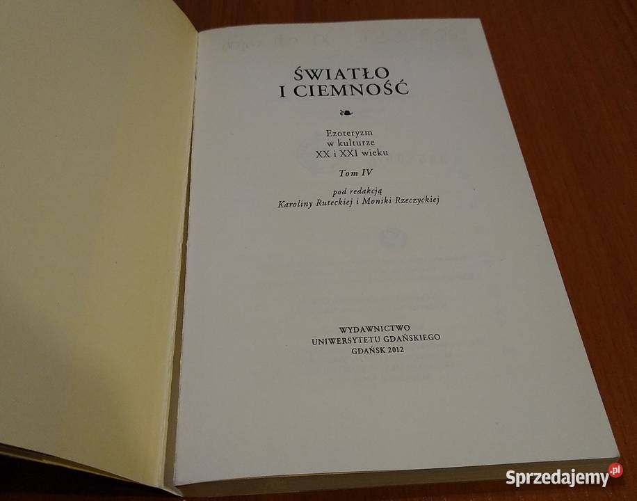 Ezoteryzm w kulturze XX i XXI wieku red Karolina Gdańsk sprzedam