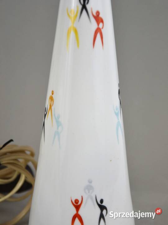look lampa stołowa porcelana Hollohaza pikasy mazowieckie Bronisze