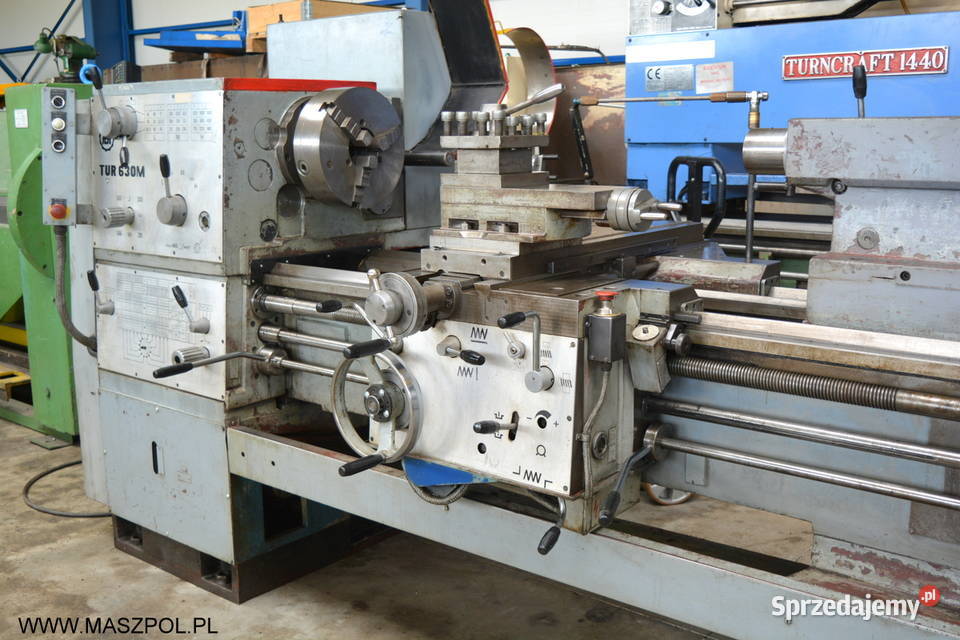 Tokarka uniwersalna TUR 630 M x 1000 FAT WROCŁAW