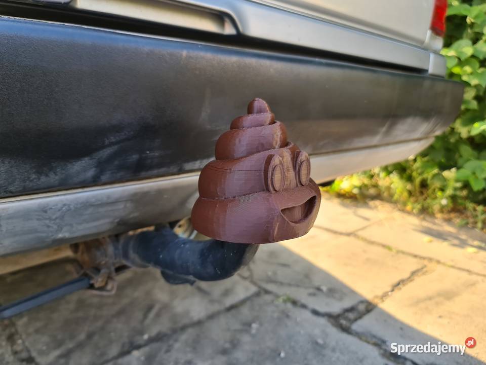 Nakładka Na Hak Holowniczy Osłona Poop Emoji