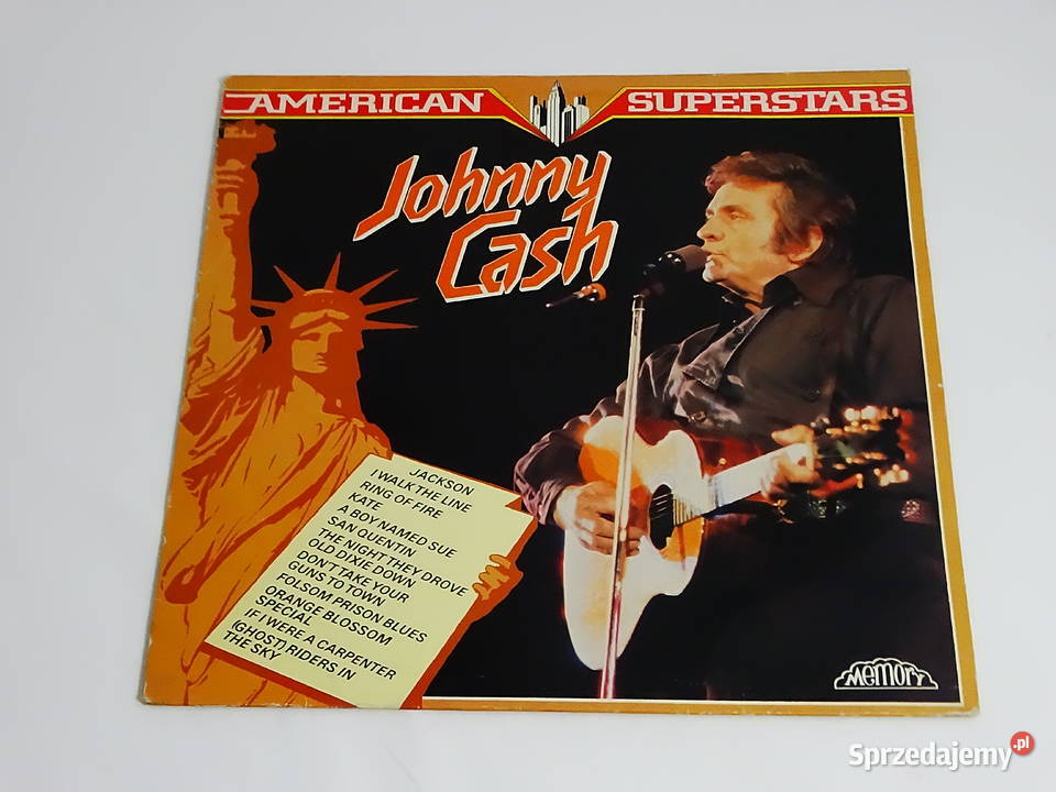 Johnny Cash American Superstars Vinyl LP Stereo Płyty i kasety lubelskie Biłgoraj