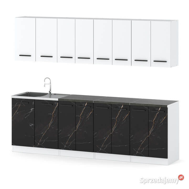 Kuchnia Nowoczesna Z Blatem Duża Vero 26m Biała Elbląg