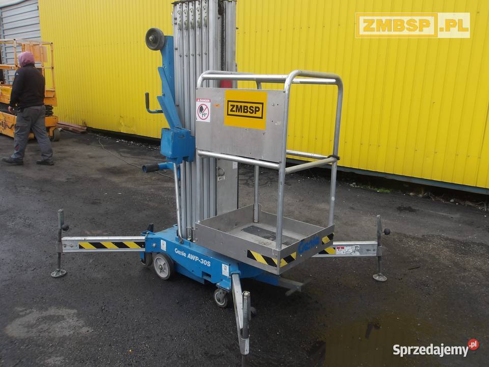 Podnośnik koszowy masztowy GENIE AWP30S 230 V AC nie Motoryzacja