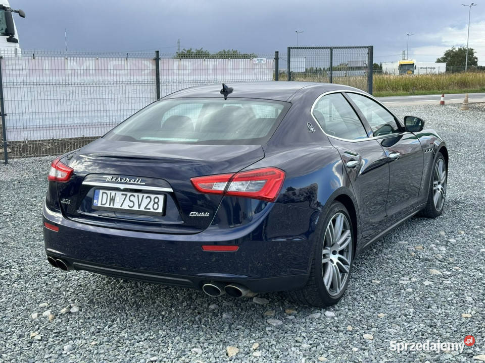 Maserati Ghibli 30 V6 410 SQ4 4x4 2017r kamera dolnośląskie Wojkowice