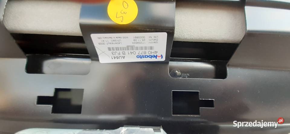 SZYBERDACH AUDI A8 D4 SOLAR Alkantara Nisko