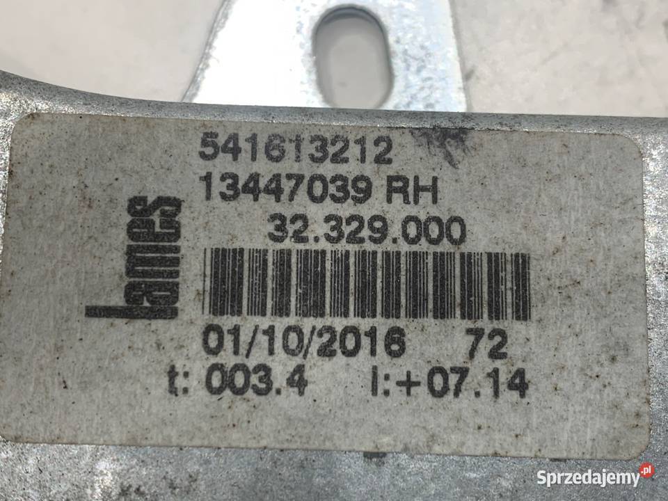 PODNOŚNIK SZYBY PRAWY PRZÓD OPEL CORSA E podkarpackie