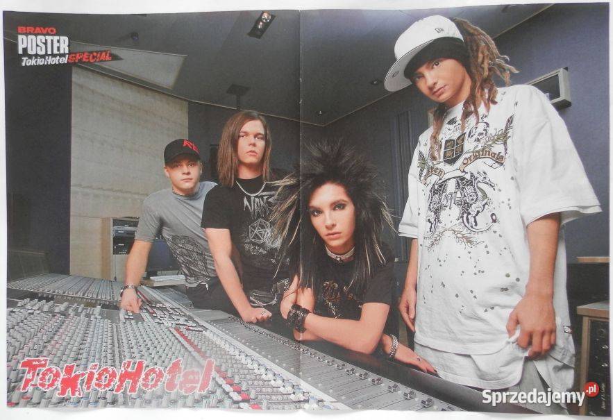 PLAKAT TOKIO HOTEL WYPRZEDAŻ ŚWIAT PLAKATÓW Bydgoszcz