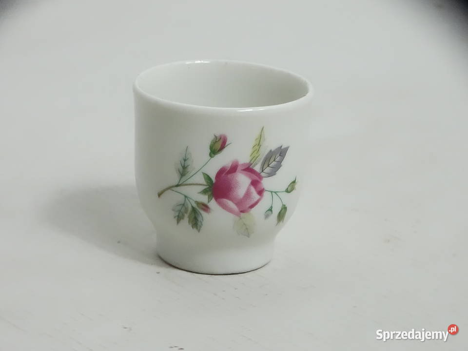 Porcelanowy kieliszek do jajek KAROLINA Motyw Biłgoraj