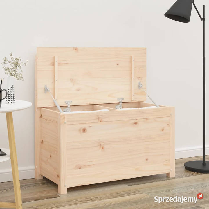Ławka 80x41x77 lite drewno sosnowe WM823549 Warszawa