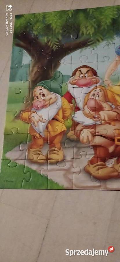 królewna śnieżka i siedmiu krasnoludków puzzle Poznań