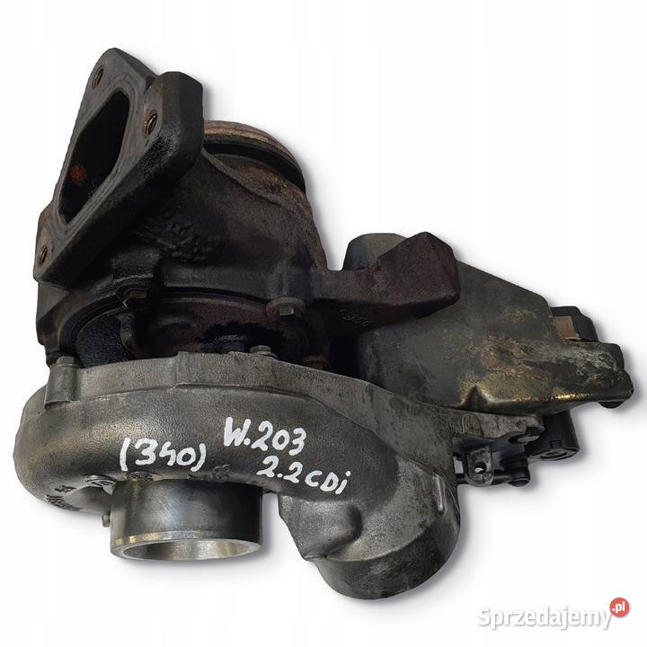 TURBOSPRĘŻARKA Mercedes W203 22 CDI turbo Silniki i osprzęt Chełm