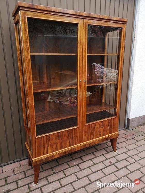 Witryna Serwantka ARTDECO Politura Orzech Stara Swarzędz