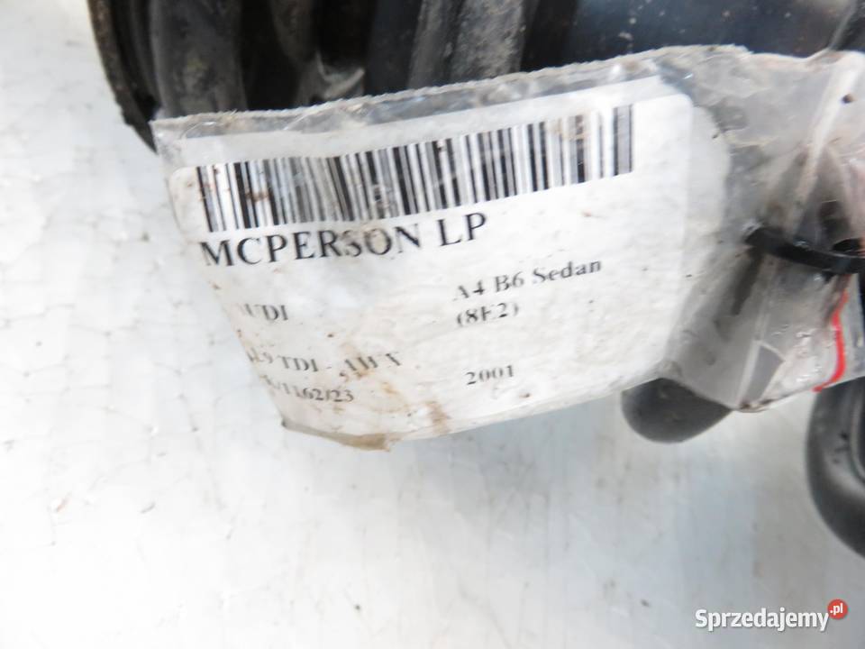 MCPERSON LEWY PRZEDNI AUDI A4 B6 19 TDI PD