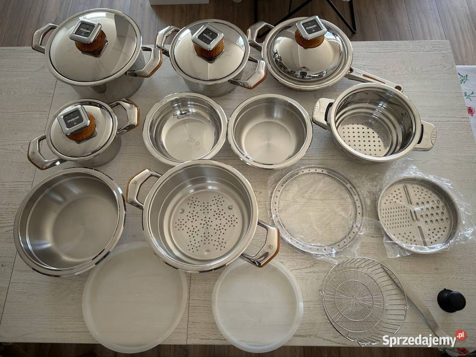 Zestaw garnków Milano Philipiak Garnki i szybkowary pomorskie Folwark